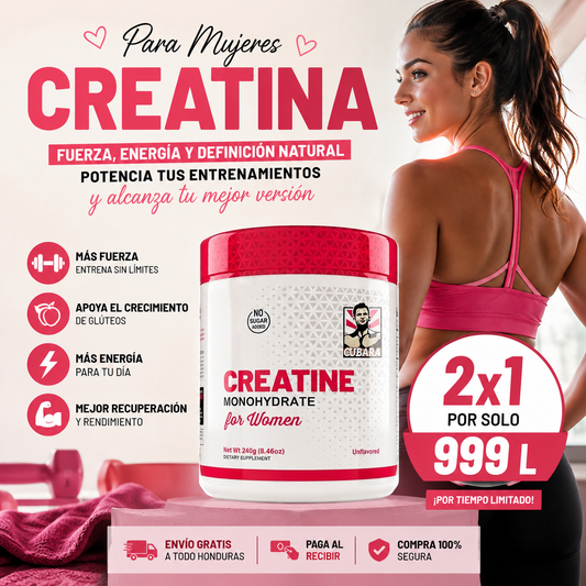 🍑 ¿Buscas potenciar tus entrenamientos? Creatina 2x1🔥