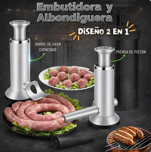 🛠️ Sausage Maker – EMBUTIDORA 2 en 1