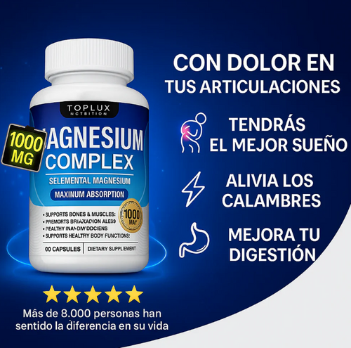 Magnesio 8 en 1 OFERTA ¡2X1!