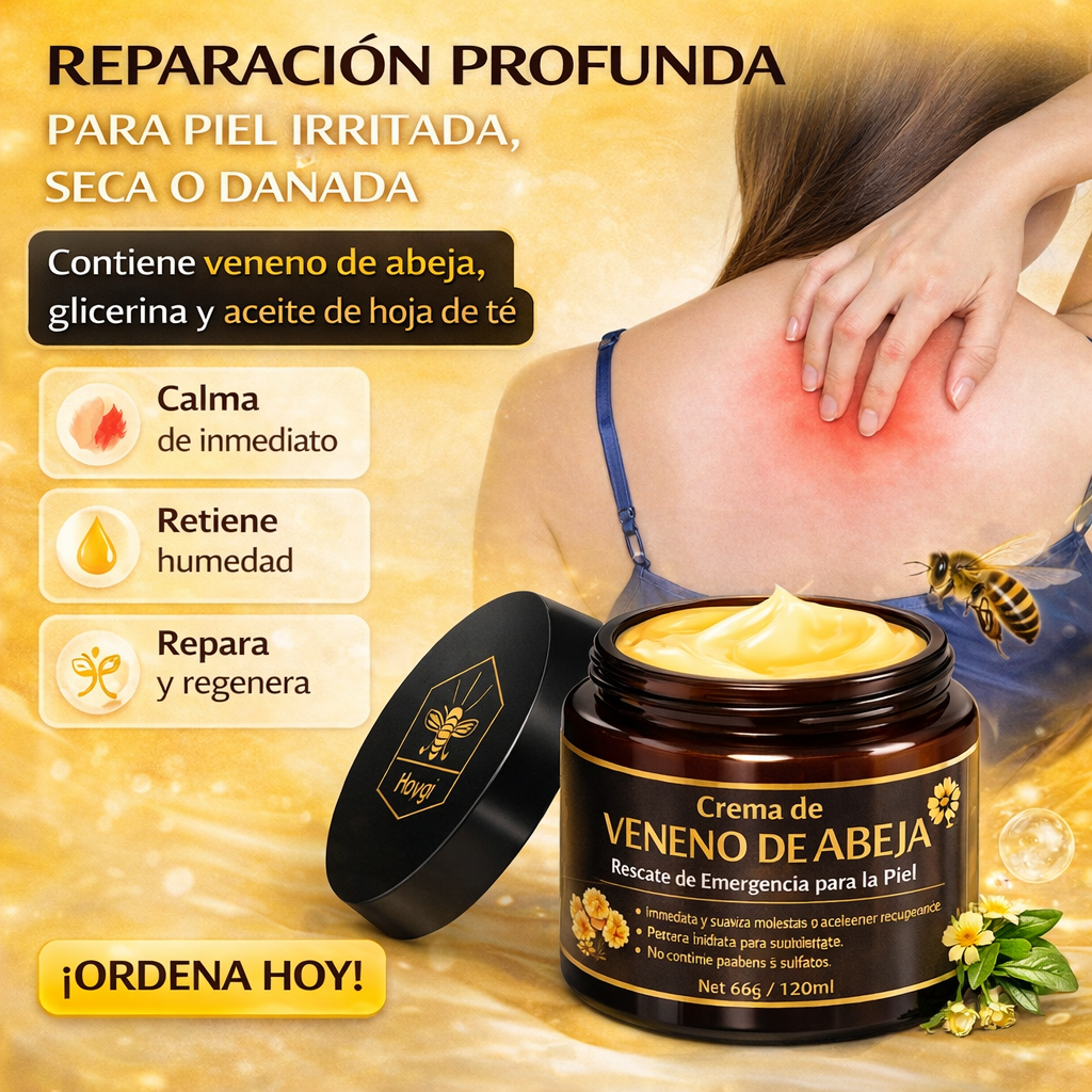 🐝 CREMA DE VENENO DE ABEJA